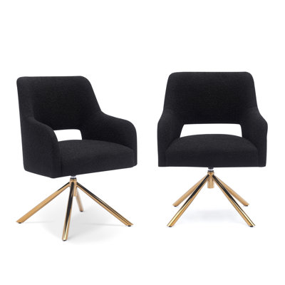 Upholstered Swivel Armchair