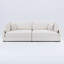 Velours côtelé 112 pouces beige, quatre sièges, structure en bois massif, siège à ressorts en forme de S et deux coussins décoratifs pour se détendre en velours côtelé, dimension,-2112435300