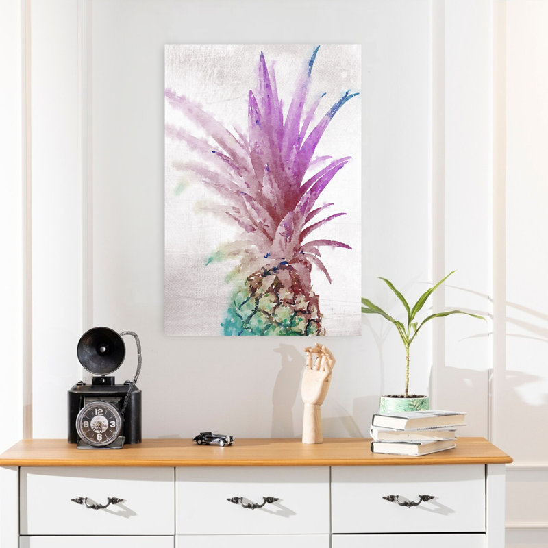 Colorful Pineapple I by Irena - Wrapped Canvas Print, 60.96 cm H x 40.64 cm W