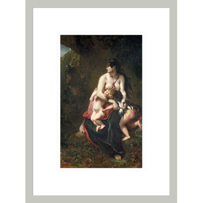 «Medea» par Eugène Delacroix, impression giclée sur cadre