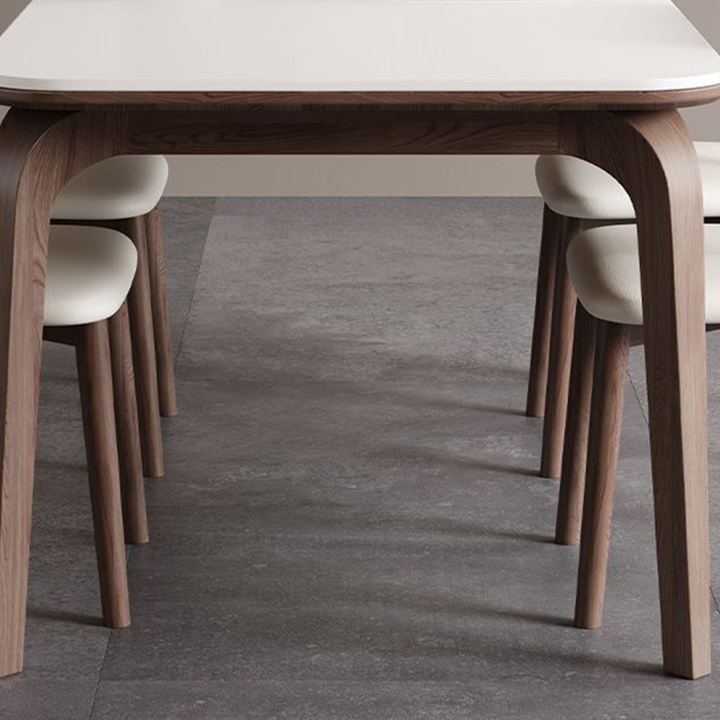 Durable Thick Slate Dining Table Sets., 29.53"H x 70.87"L x 35.43"W