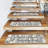 Machine Washable Non-Slip Rubberback Boxes Indoor Stair Treads For Wooden Steps