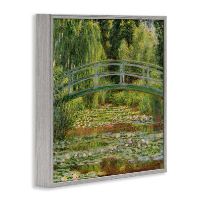 «The Water Lily Pond Monet Classic» par Claude Monet - reproduction d'art