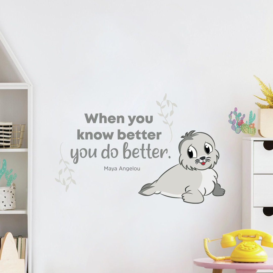 Text & Numbers Wall Decal Zoomie Kids