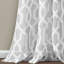 Paire de rideaux transparents Edward Trellis-740062262