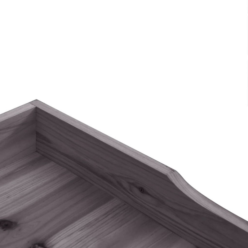 Yawen Wood Plant Stand, Grey