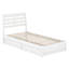 Lit plateforme avec rangement en bois massif et pied de lit Lamareon-1737587693-1737587694