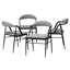 Ensemble de chaises de salle à manger 4 pièces Kitson Baxton Studio Orrin-1369476330
