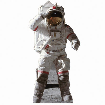 Accroche en carton astronaute