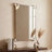 "Elegance Rectangular Wall Mirror", 27"x39" Featuring 3" Half Sphere Corner Glass Embellishment