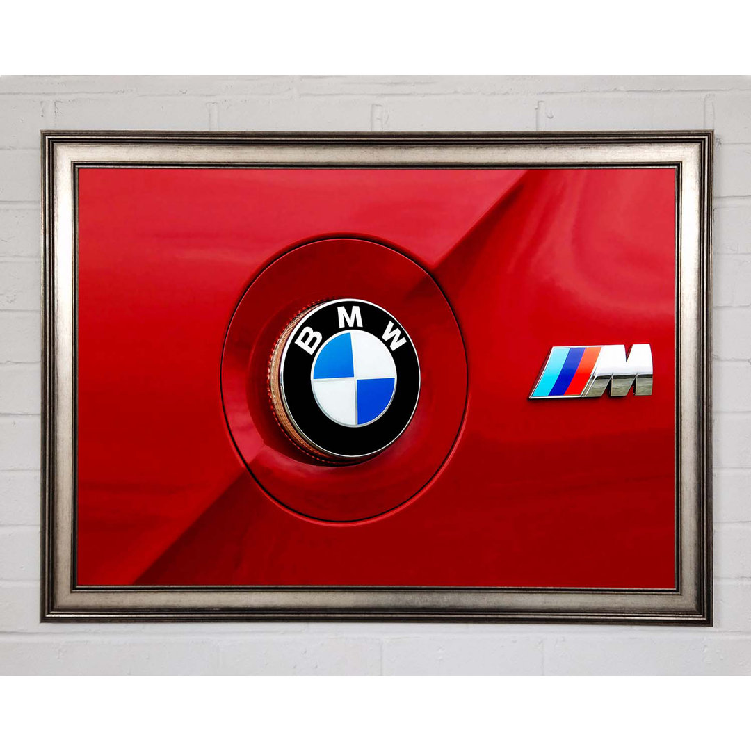 Gerahmter Fotodruck Bmw Badge