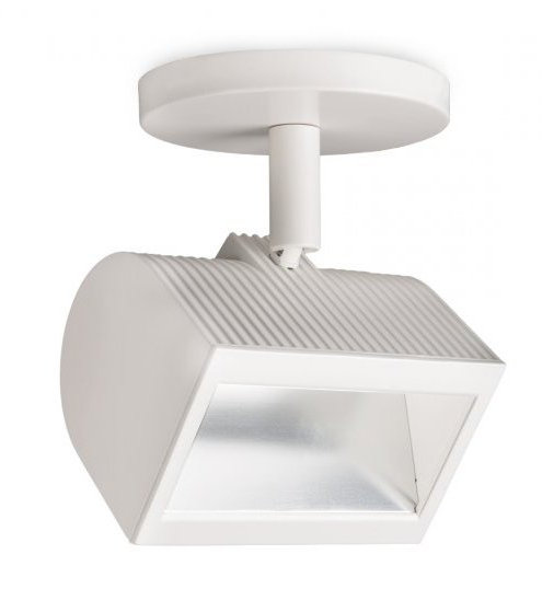 Wall Wash LED Semi Flush Mount, White