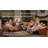 Modern Genuine Leather Power Reclining Sofa Set With Wide Seat-Brown-1010354722