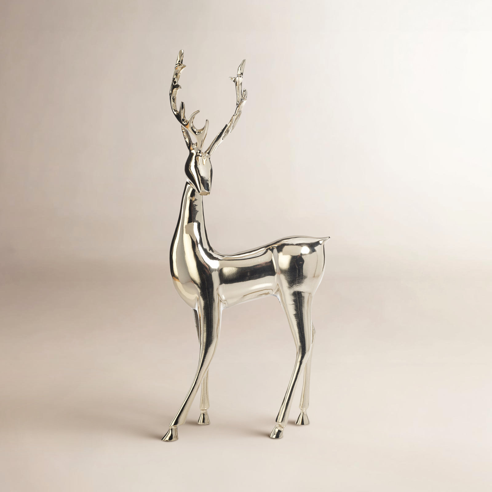 Decorative Deer Figurine, 20.5" H x 9" W x 4.25" D