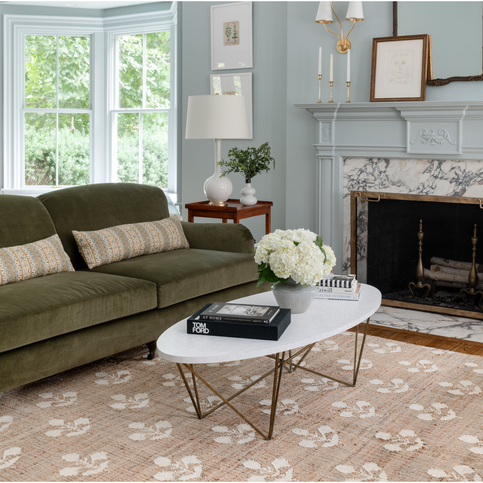 Erin Gates by Momeni Orchard Natural Floral Jute Rug, Rectangle 9' x 12'