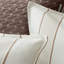 Brushed Regal Stripe Cotton Reversible Duvet Cover Set-133030069