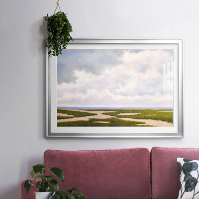Beach Dunes, impression sur papier encadrée