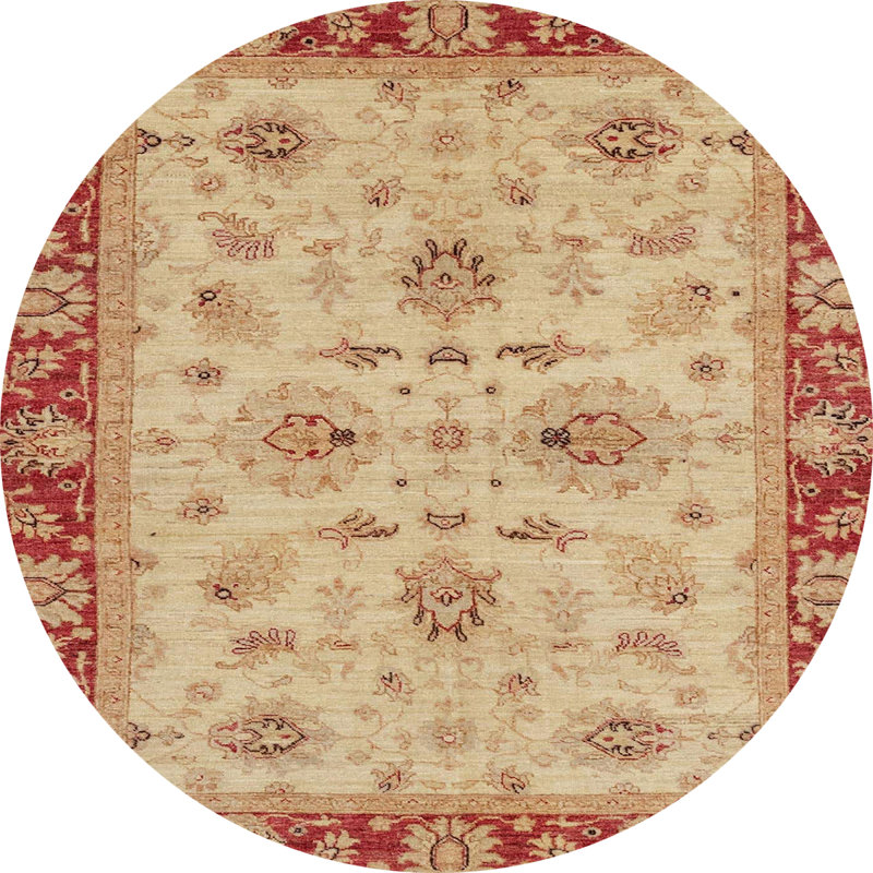 Tapis abstrait moderne 2998, Rond 8 pi