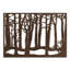 Décoration murale en métal Serene Forest Silhouette-124838186-124838184