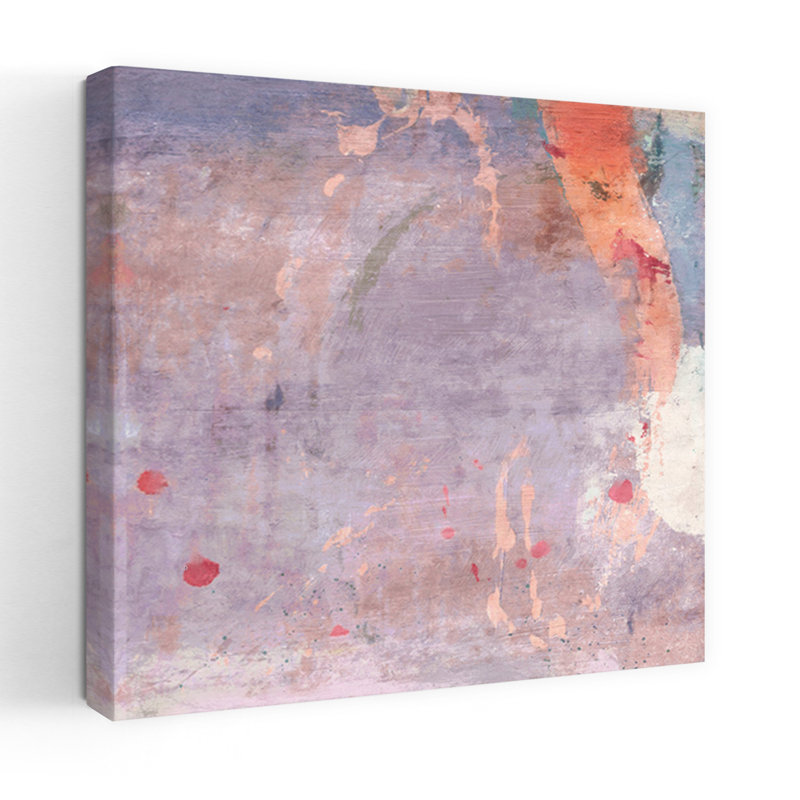 Art contemporain abstrait, H 18 po x l 18 po