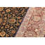 Tapis noir / brun / rouge en laine noué à la main à motif oriental 9 pi 2 po x 12 pi 3 po Roby