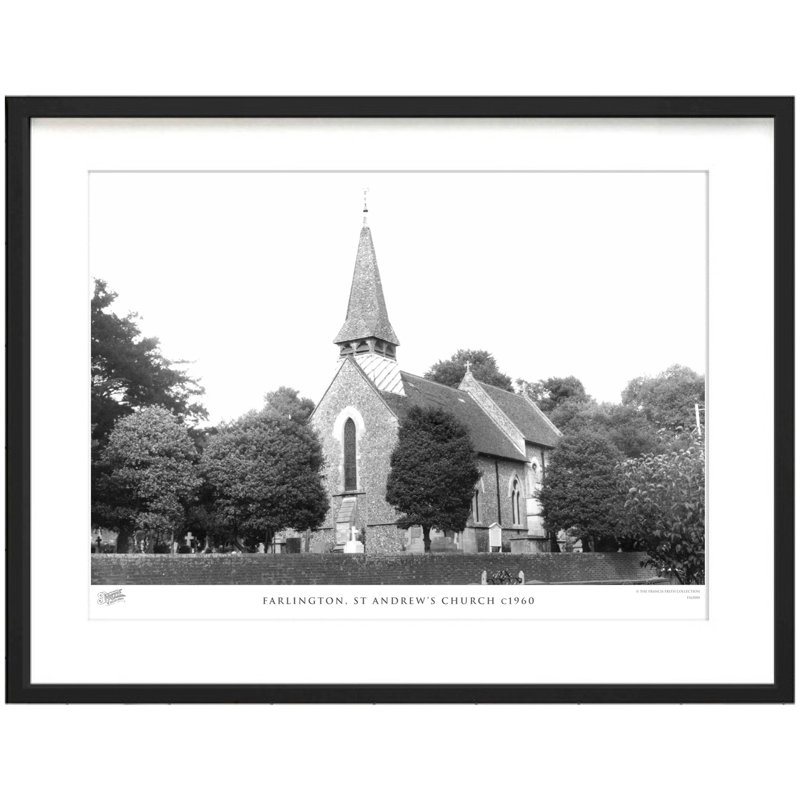 Farlington, St Andrew's Church C1960 by Francis Frith - Single Picture Frame Print, 45cm H x 60cm W x 2.3cm D