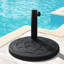 Parasol de patio hexagonal en polyester Hoguet Market 90-1100722441