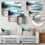 Coastal Waves IV - Art mural moderne en métal plage-1565981286