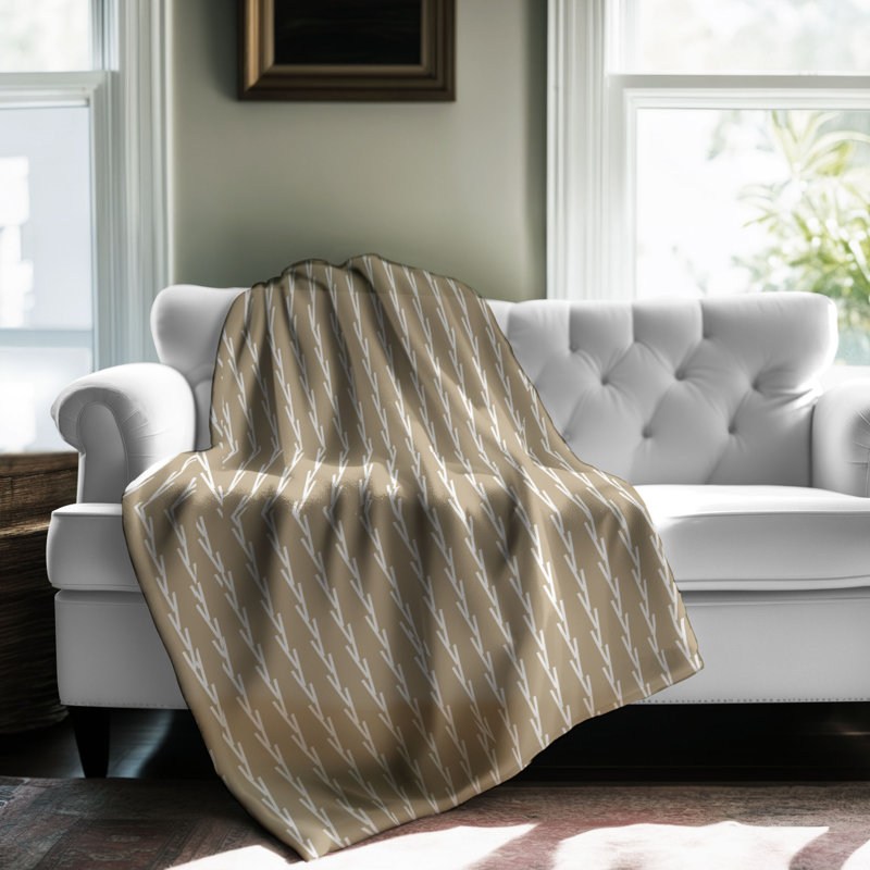 Couverture kaki - 1 pièce Sherpa Premium 0206, L 50 po x L 60 po