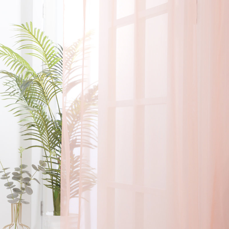 Doveton Blackout Curtain Pair, 140cm W x 183cm D, Pink