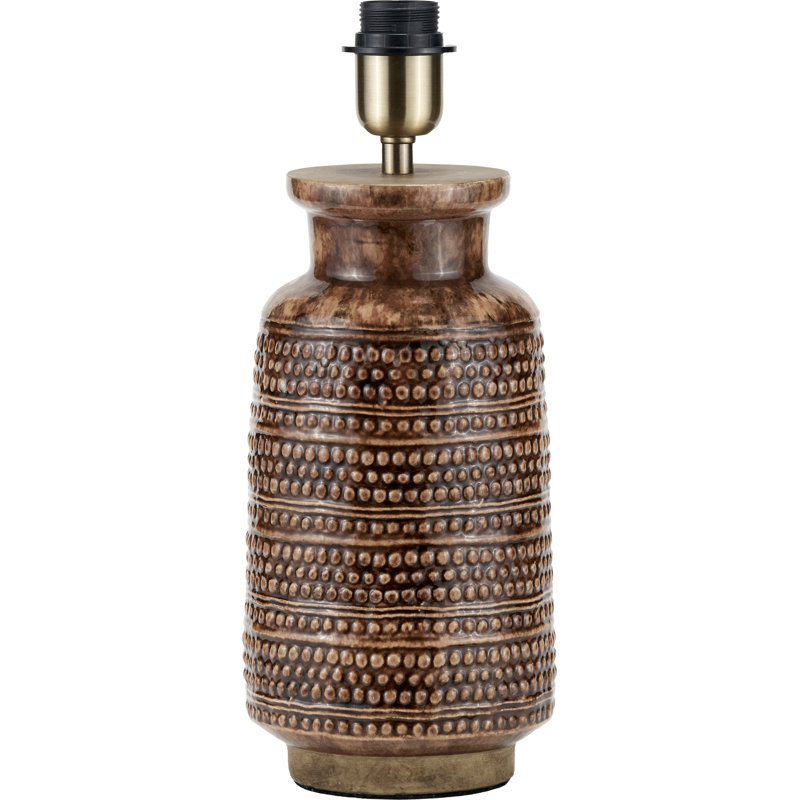Ceramic Lamp Base Lamp, Brown