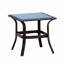 Lexa Patio Side Table With Glass