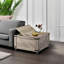 Table basse Farmhouse, table basse carrée 31,5 po avec couvercle rabattable et grand compartiment de rangement caché pour le salon-2103917655