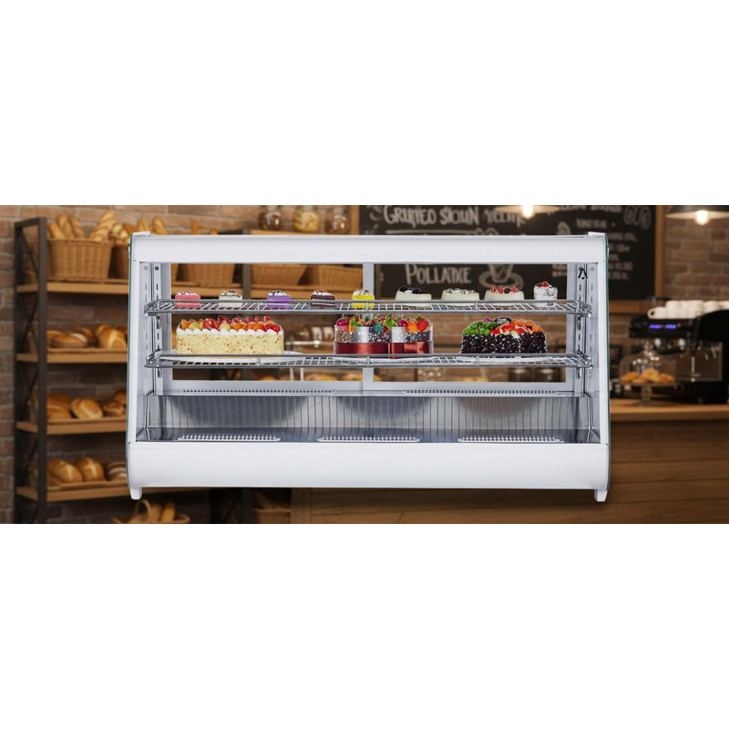 8.1Cu.Ft Refrigerated Display, With LED Lighting, White