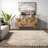 Kerry Textured Geometric Tasseled Area Rug-551049232