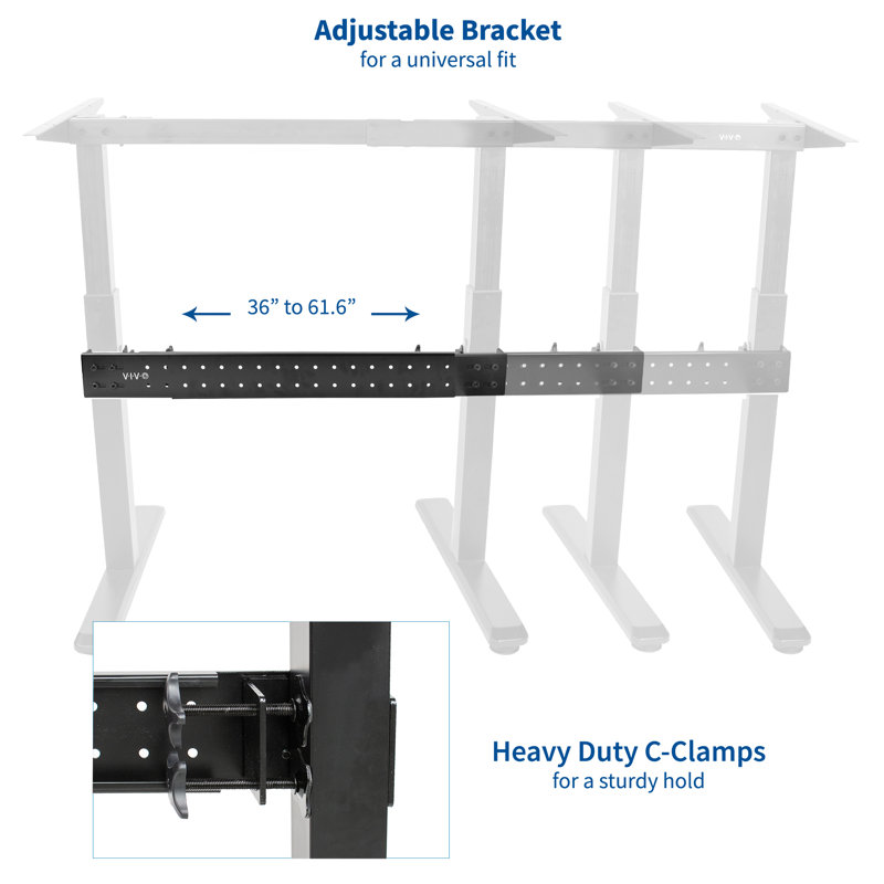 Clamp-on Desk Stabilizer