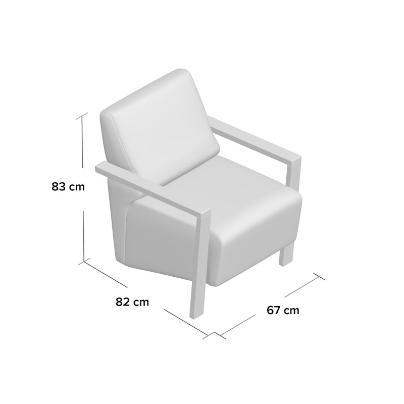 Devante Upholstered Armchair, Hamilton Pink