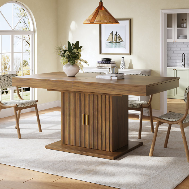 180 " Dining Table, Walnut