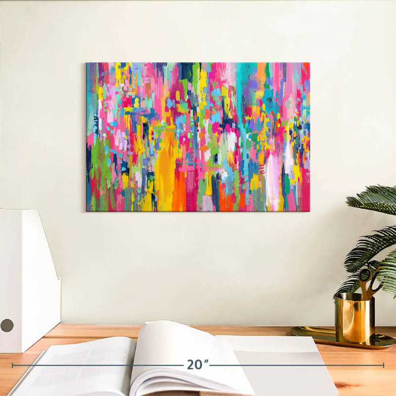 Avery Abstract Vibrant Mix IV, H 8 po x l 12 po