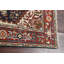 Tapis oriental géométrique en laine Heriz noué à la main 4 x 6