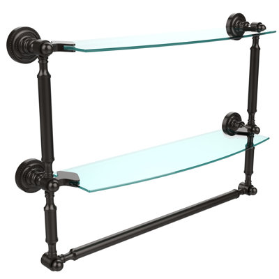 Tablette à 2 niveaux avec barre à serviettes Marchmont