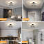 Plafonnier semi-encastré en cristal Modern