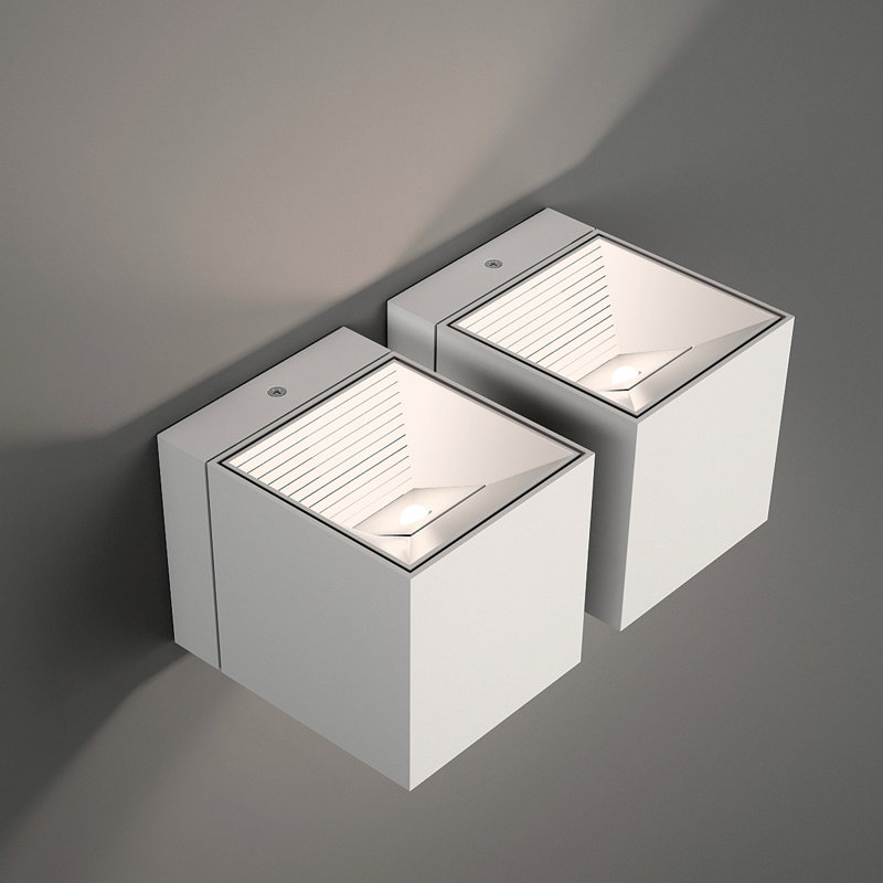 Dau 2 Light Linear Surface, Matte White Lacquer