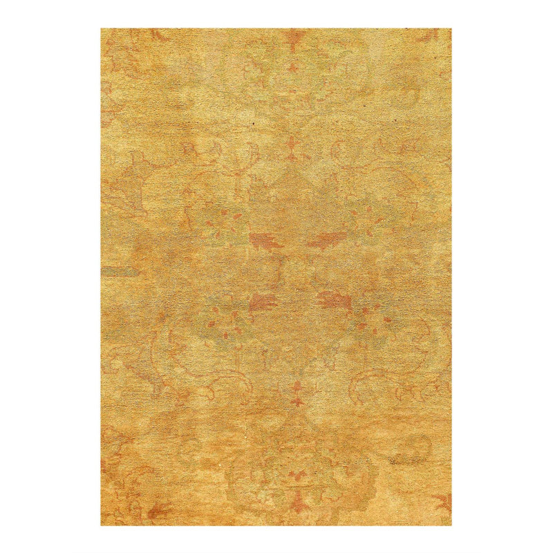 Oriental Area Rug in Gold