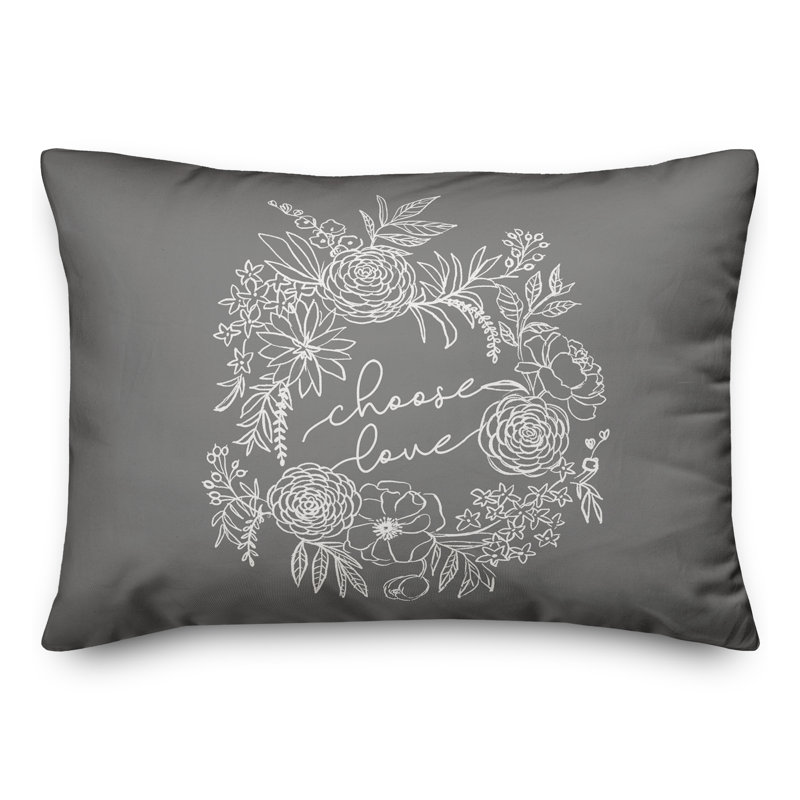  Polyester Lumbar Rectangular Pillow Cover & Insert