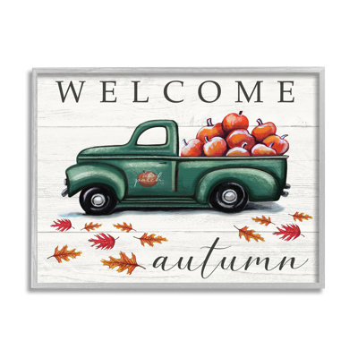 «Green Farm Truck Autumn», impression