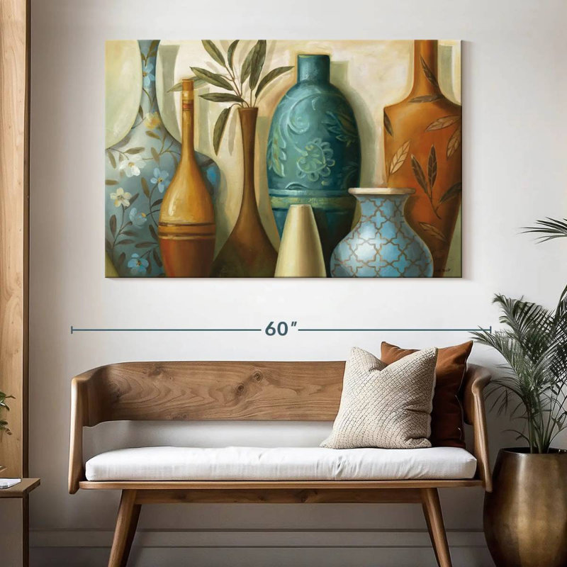 Senne Blue Morocco, 34" H x 51" W