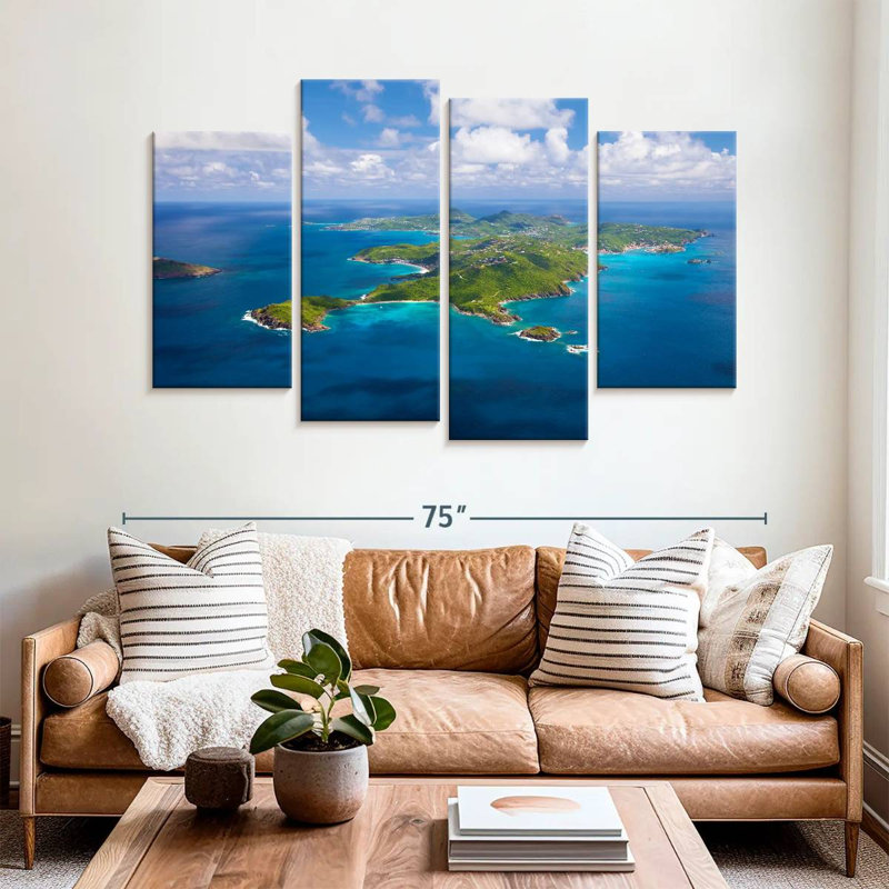Nicci Saint Barths Vue d'ensemble, H 42 po x l 68 po