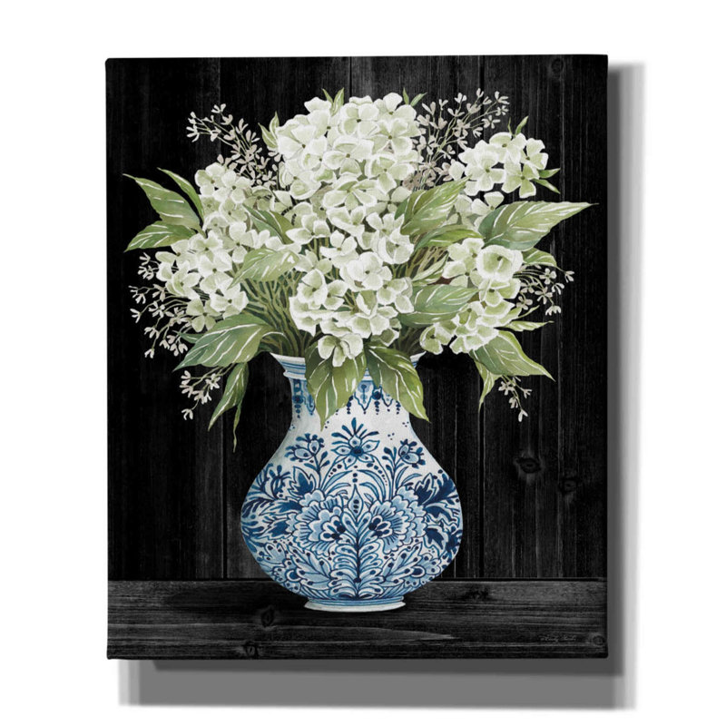 'Hydrangea Elegance' by Cindy Jacobs, Canvas Wall Art, 24" H x 20" W x 0.75" D