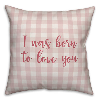 Plaid Throw Pillow